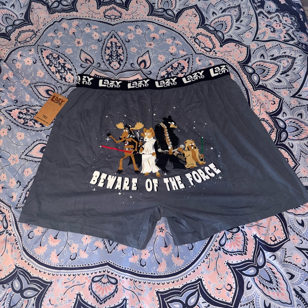 Lazy One Beware of the Force Boxer Shorts (XXL)